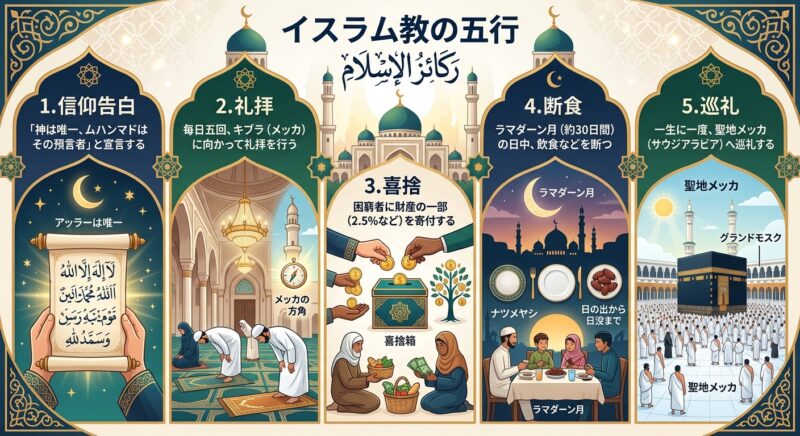 イスラム教の五行